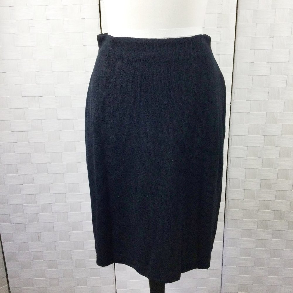 St. John Collection‎ Black Straight Skirt, Size 4